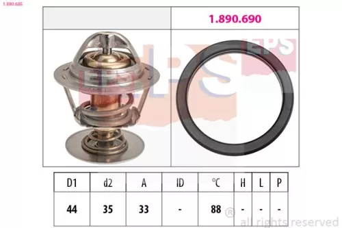 Thermostat, Kühlmittel EPS 1.880.685)