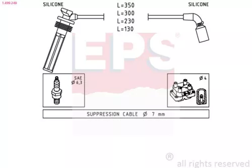 Zündkabelsatz EPS 1.499.249)
