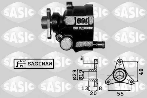 Hydraulikpumpe, Lenkung SASIC 7074001)