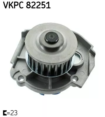 Water Pump, engine cooling SKF VKPC 82251)
