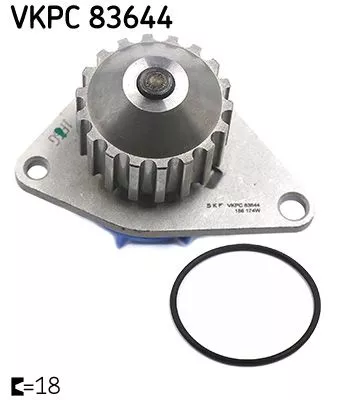 Water Pump, engine cooling SKF VKPC 83644)