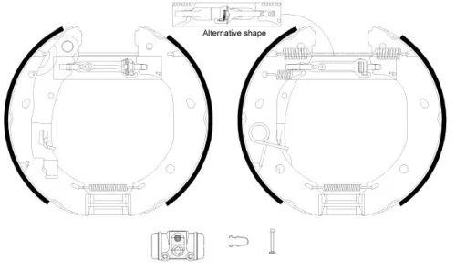 Bremsbackensatz TEXTAR 84060900)