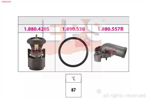 Thermostat, Kühlmittel EPS 1.880.561K)