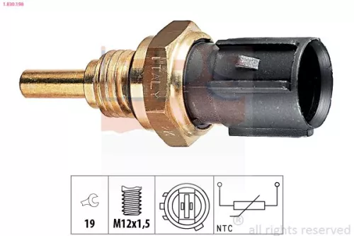 Sensor, Kühlmitteltemperatur EPS 1.830.198)