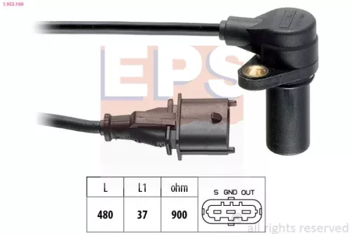 Sensor, Kurbelwellenimpuls EPS 1.953.169)