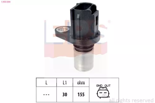 Sensor, Kurbelwellenimpuls EPS 1.953.594)