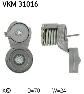 Riemenspanner, Keilrippenriemen SKF VKM 31016)
