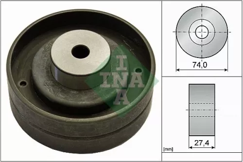 Deflection Pulley/Guide Pulley, timing belt Schaeffler INA 532 0051 10)