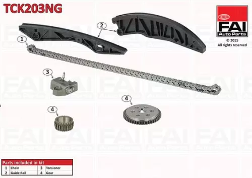 Timing Chain Kit FAI AutoParts TCK203NG)