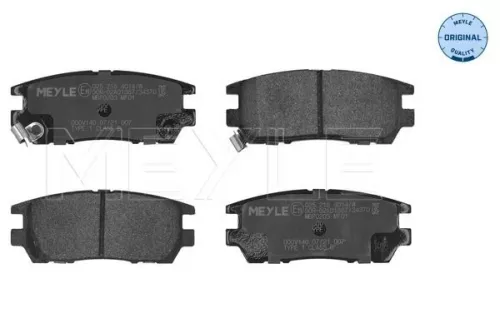 Bremsbelagsatz, Scheibenbremse MEYLE 025 218 4014/W)