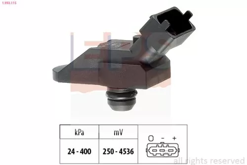 Luftdrucksensor, Höhenanpassung EPS 1.993.115)