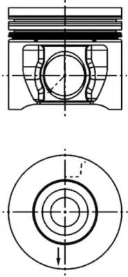 Kolben KOLBENSCHMIDT 40830600)