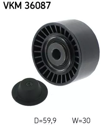 Umlenkrolle/Führungsrolle, Keilrippenriemen SKF VKM 36087)