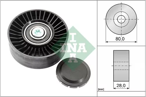 Umlenkrolle/Führungsrolle, Keilrippenriemen Schaeffler INA 532 0515 10)