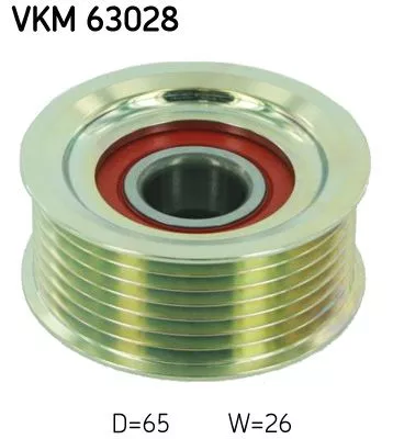 Umlenkrolle/Führungsrolle, Keilrippenriemen SKF VKM 63028)