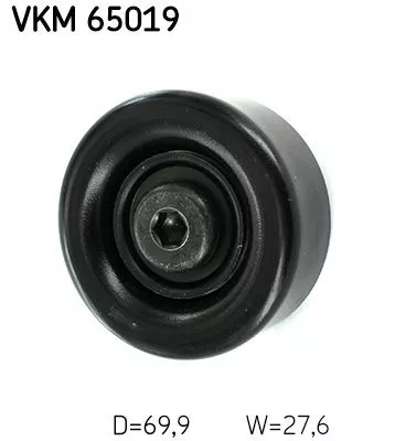 Umlenkrolle/Führungsrolle, Keilrippenriemen SKF VKM 65019)