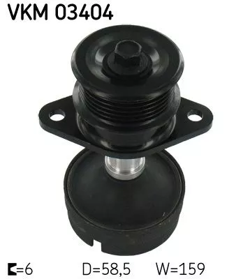 Freilaufkupplung des Generators SKF VKM 03404)