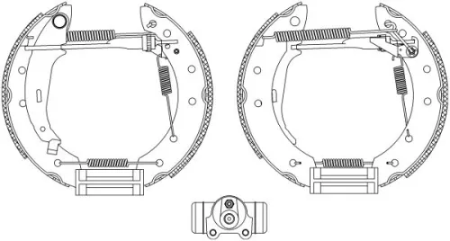Bremsbackensatz TEXTAR 84048000)