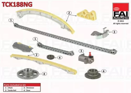 Timing Chain Kit FAI AutoParts TCK188NG)