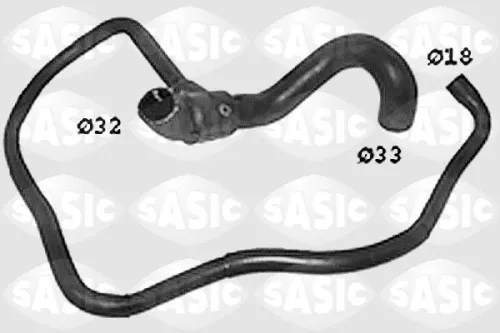 Kühlerschlauch SASIC SWH6763)