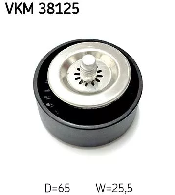 Umlenkrolle/Führungsrolle, Keilrippenriemen SKF VKM 38125)