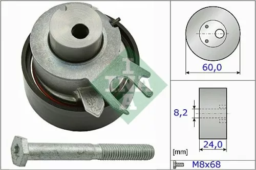 Tensioner Pulley, timing belt Schaeffler INA 531 0317 10)