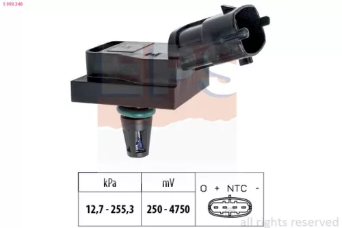 Luftdrucksensor, Höhenanpassung EPS 1.993.246)