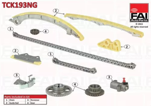 Timing Chain Kit FAI AutoParts TCK193NG)