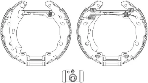 Bremsbackensatz TEXTAR 84061602)