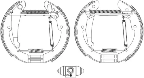 Bremsbackensatz TEXTAR 84052402)