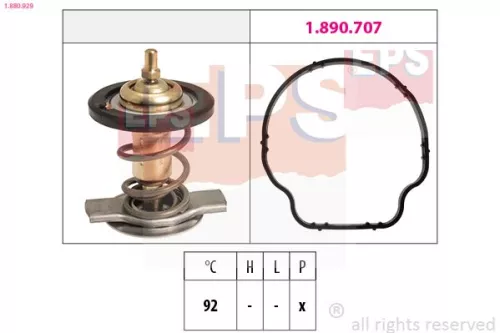 Thermostat, Kühlmittel EPS 1.880.929)