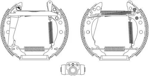 Bremsbackensatz TEXTAR 84018200)