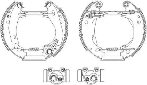 Bremsbackensatz TEXTAR 84038204)