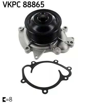 Wasserpumpe, Motorkühlung SKF VKPC 88865)