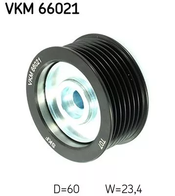 Umlenkrolle/Führungsrolle, Keilrippenriemen SKF VKM 66021)