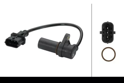 Sensor, Kurbelwellenimpuls HELLA 6PU 009 146-861)