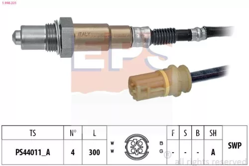 Sauerstoffsensor EPS 1.998.331)
