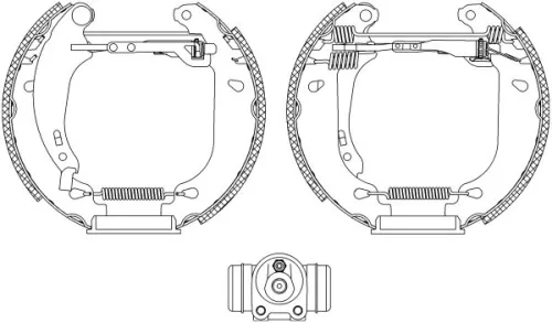 Bremsbackensatz TEXTAR 84053800)