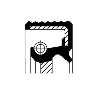 Wellendichtung, Differential CORTECO 01035180B)