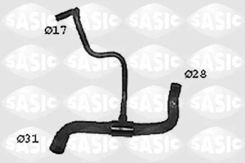 Kühlerschlauch SASIC SWH4296)