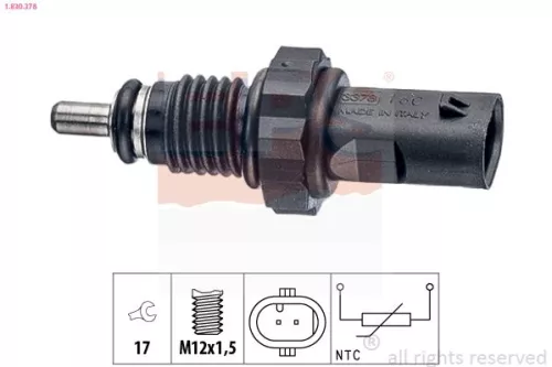Sensor, Kühlmitteltemperatur EPS 1.830.378)