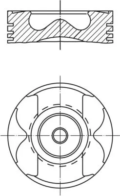 Kolben MAHLE 022 26 00)