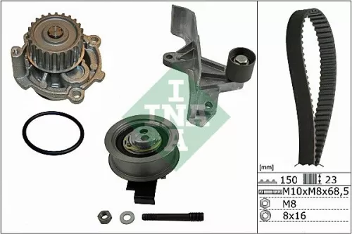Water Pump & Timing Belt Kit Schaeffler INA 530 0546 31)