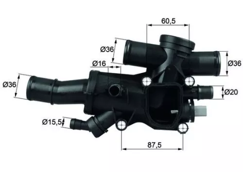 Thermostat, Kühlmittel MAHLE TH 44 83)