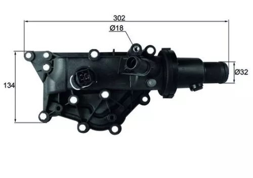 Thermostat, Kühlmittel MAHLE TH 60 89)