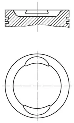 Kolben MAHLE 009 41 00)