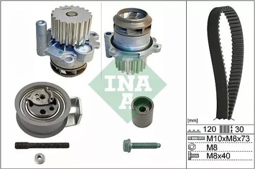 Water Pump & Timing Belt Kit Schaeffler INA 530 0091 30)