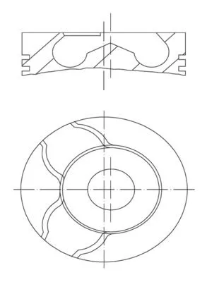 Kolben MAHLE 021 58 02)
