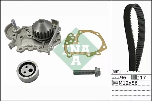 Water Pump & Timing Belt Kit Schaeffler INA 530 0191 31)