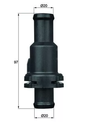 Thermostat, Kühlmittel MAHLE TH 5 75)